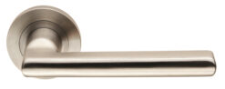 Eurospec Carlton Satin Stainless Steel Door Handles  (sold in pairs)