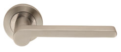 Eurospec Lubecca Satin Stainless Steel Door Handles (sold in pairs)