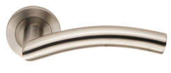 Eurospec Dresda Satin Stainless Steel Door Handles  (sold in pairs)