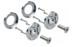 Eurospec Steelworx Rose Packs (52mm x 8mm), Polished Or Satin Finish