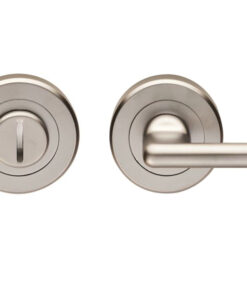 Serozzetta Round DDA Compliant Bathroom Turn & Release, Satin Chrome