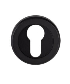Serozzetta Euro Profile Escutcheon, Matt Black