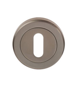 Serozzetta Standard Profile Escutcheons, Black Nickel