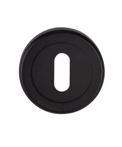 Serozzetta Standard Profile Escutcheons, Matt Black