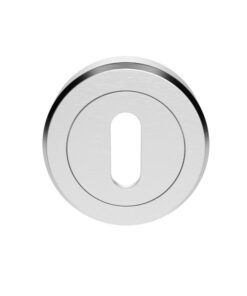 Serozzetta Standard Profile Escutcheons, Satin Chrome