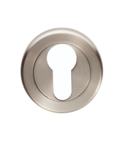 Serozzetta Residential Euro Profile Escutcheon, Satin Nickel