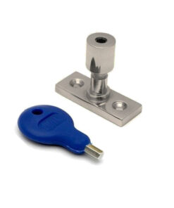 Locking Casement Stay Pin, Satin Nickel