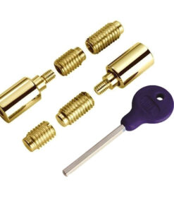 Sash Window Locking Security Stop, Polished Brass