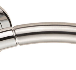 Serozzetta Troy Dual Finish Polished Chrome & Satin Chrome Door Handles -   (sold in pairs)