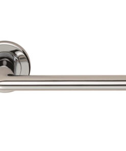 Serozzetta Manon Door Handles On Round Rose - Polished Chrome