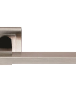 Eurospec Tange Flat Stainless Steel Door Handles - Satin Stainless Steel (sold in pairs)