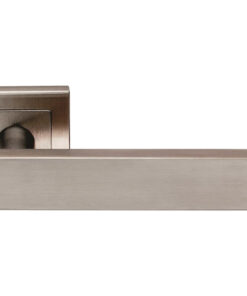 Eurospec Carla Rectangular Stainless Steel Door Handles - Satin Stainless Steel (sold in pairs)