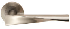 Eurospec Brema Satin Stainless Steel Door Handles (sold in pairs)