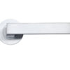 Pesaro Satin Chrome Door Handles (sold in pairs)
