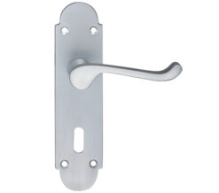Oxford Door Handles On Backplate
