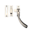Offset Casement Fastener, PVD Stainless Polished Nickel -