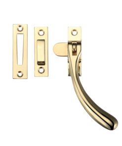 Standard Casement Fastener, Polished Brass
