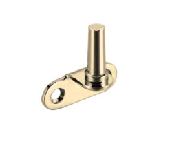 Flush Fitting Pins For Casement Stays, Polished Brass -  (Pack Of 2)
