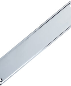 Stepped Finger Plate (382mm x 65mm), Polished Chrome