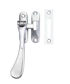 Spoon End Casement Fastener, Satin Chrome
