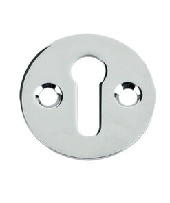 Standard Profile Victorian Escutcheon, Polished Chrome