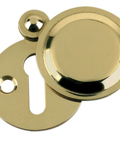 Standard Profile Covered Escutcheon, Polished Brass