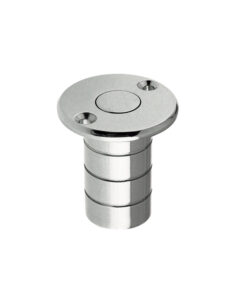 Dust Excluding Socket For Flush Bolts (Wood), Polished Chrome