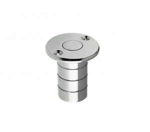 Dust Excluding Socket For Flush Bolts (Wood), Polished Chrome