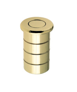 Dust Excluding Socket For Flush Bolts (Concrete), Polished Brass