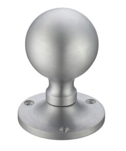 Ball Mortice Door Knobs, Satin Chrome (sold in pairs)