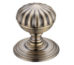 Flower Mortice Door Knobs, Florentine Bronze (sold in pairs)