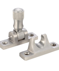 Brighton Pattern Sash Fastener, Satin Chrome