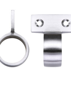 Vertical Fix Window Sash Ring, Satin Chrome