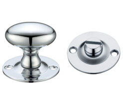 Oval Turn & Release (36mm), Polished Chrome