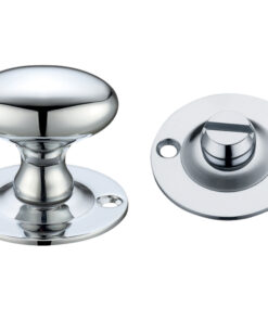 Oval Turn & Release (36mm), Polished Chrome