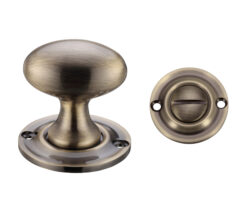 Oval Turn & Release (42mm), Florentine Bronze