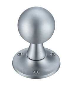 Ball Mortice Door Knobs, Satin Chrome -  (sold in pairs)