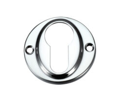 Euro Profile Escutcheon, Polished Chrome