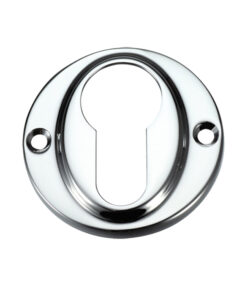 Euro Profile Escutcheon, Polished Chrome