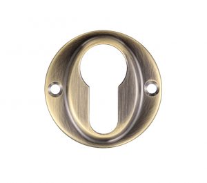 Euro Profile Escutcheon, Florentine Bronze