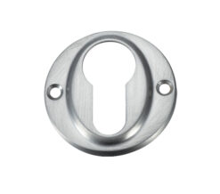 Euro Profile Escutcheon, Satin Chrome