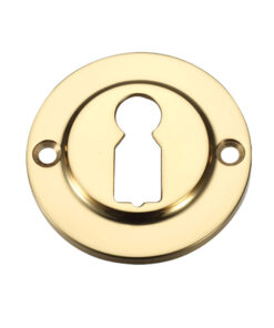 Standard Profile Escutcheon, Polished Brass