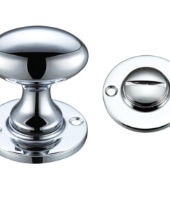 Oval Turn & Release (40mm), Polished Chrome -