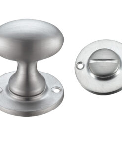 Oval Turn & Release (40mm), Satin Chrome