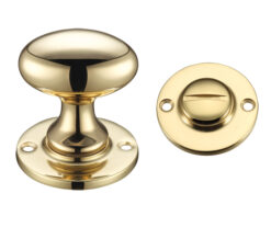 Oval Turn & Release (40mm), Polished Brass