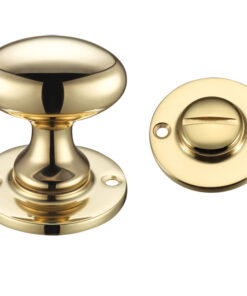 Oval Turn & Release (40mm), Polished Brass
