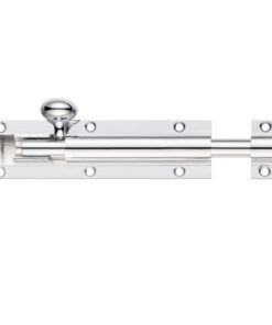 Architectural Barrel Bolt (4, 6, 8, 12, 18 OR 24 Inch), Polished Chrome