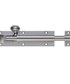 Architectural Barrel Bolt (4, 6, 8, 12, 18 OR 24 Inch), Satin Chrome