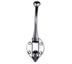Hat & Coat Hook, Polished Chrome -