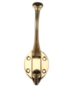 Hat & Coat Hook, Polished Brass - FB72